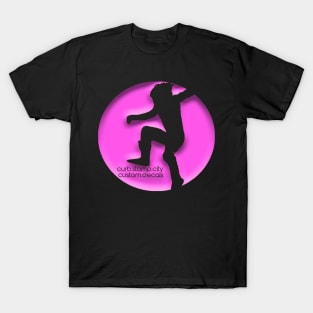 Curb Stomp- Pink T-Shirt